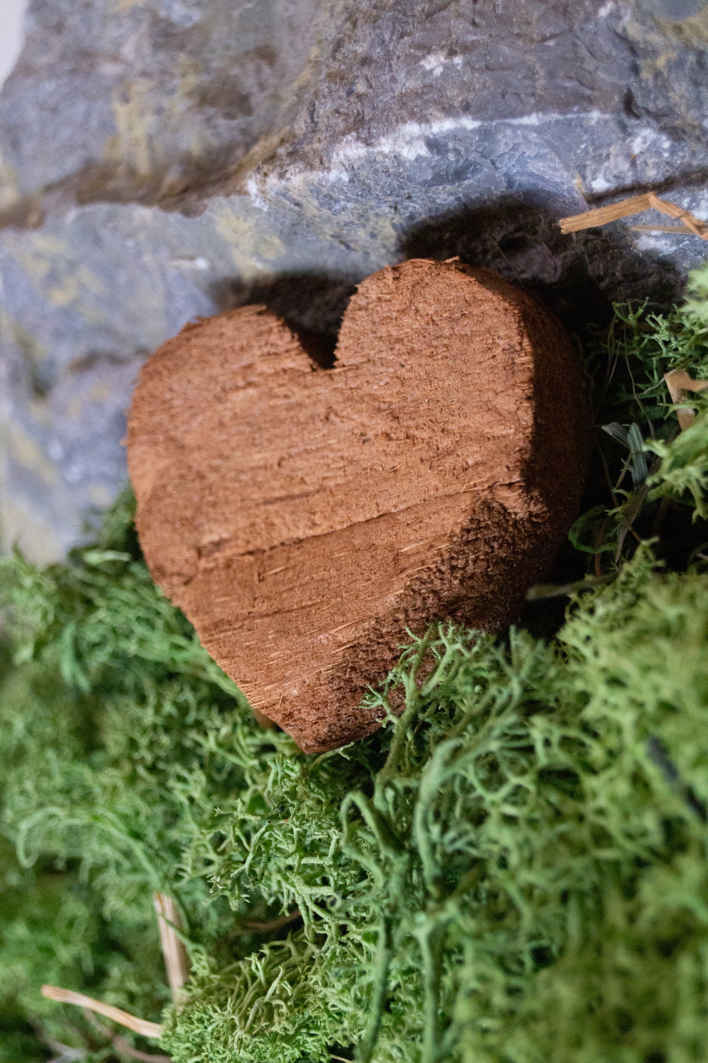 Kokos Herz aus Kokosfasern ca. 5cm