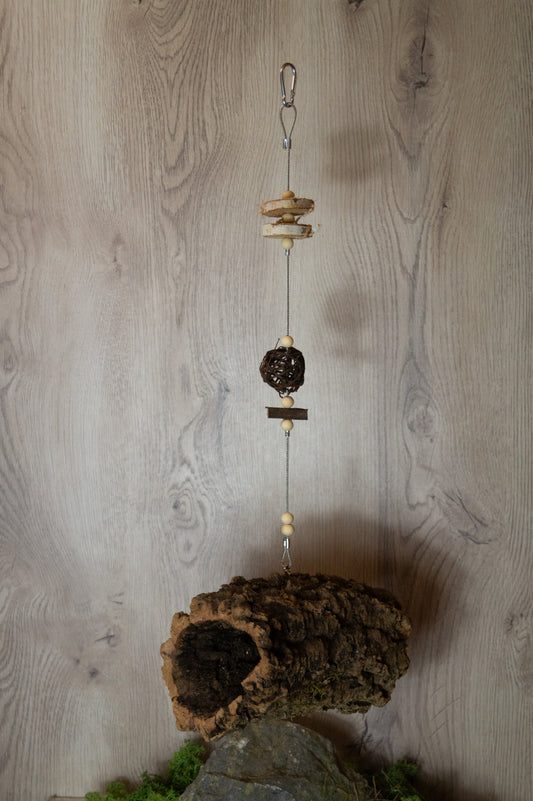 Korkröhrenwippe XL mit Edelstahlseil