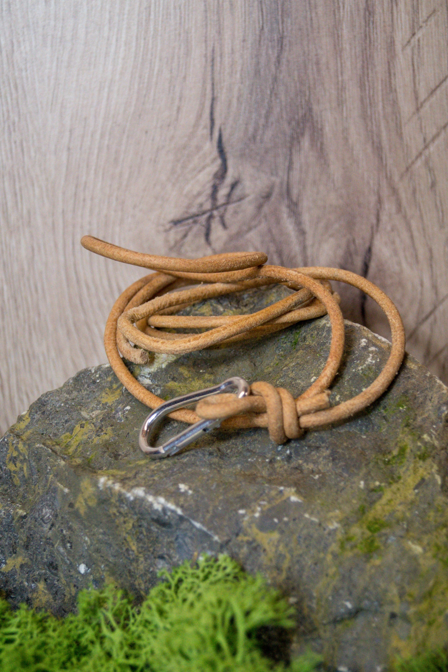 Lederband & Karabiner-Set, Bastelset