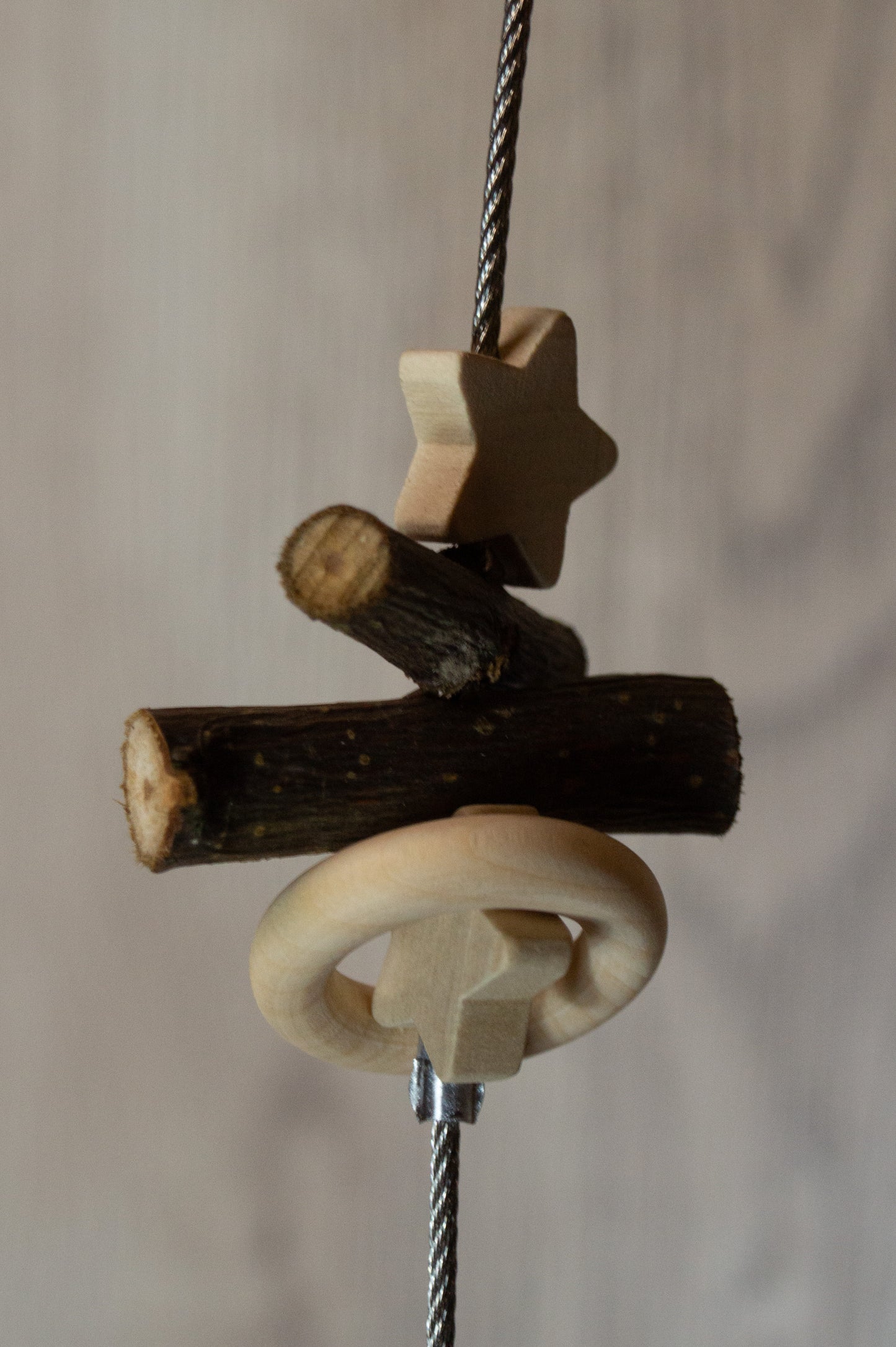 Naturschaukel mit Edelstahlseil