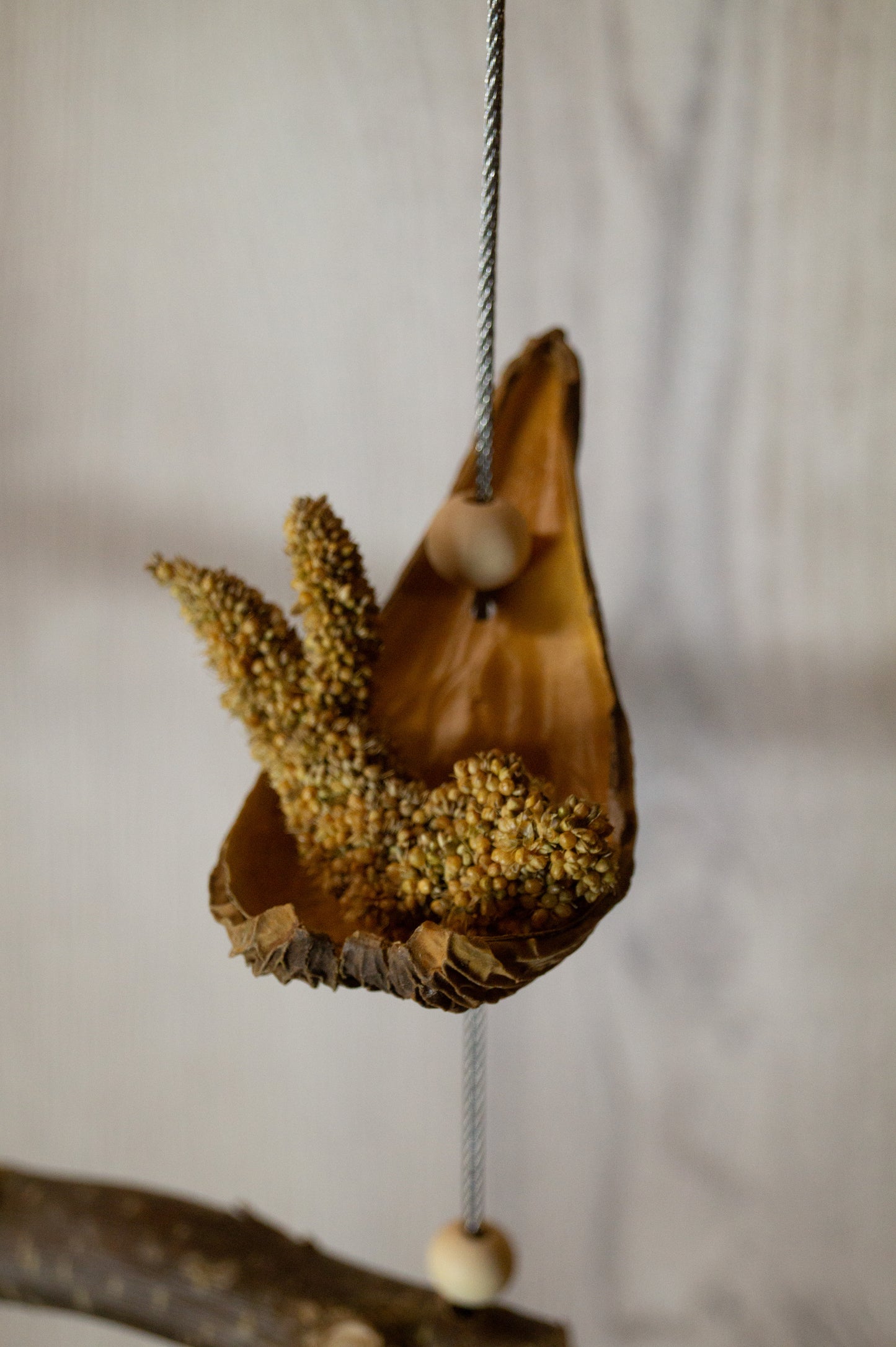 Naturschaukel mit Edelstahlseil